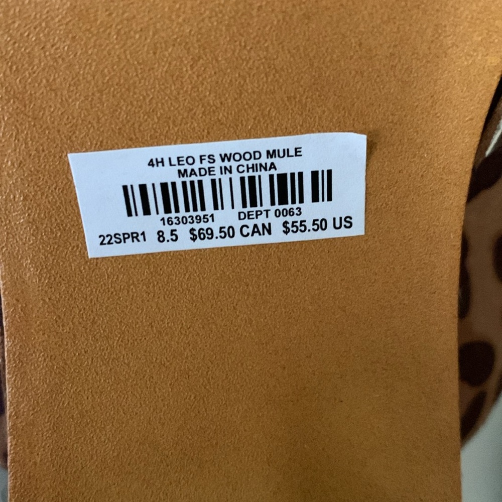 Torrid Brown Leopard Print Mules - image 7